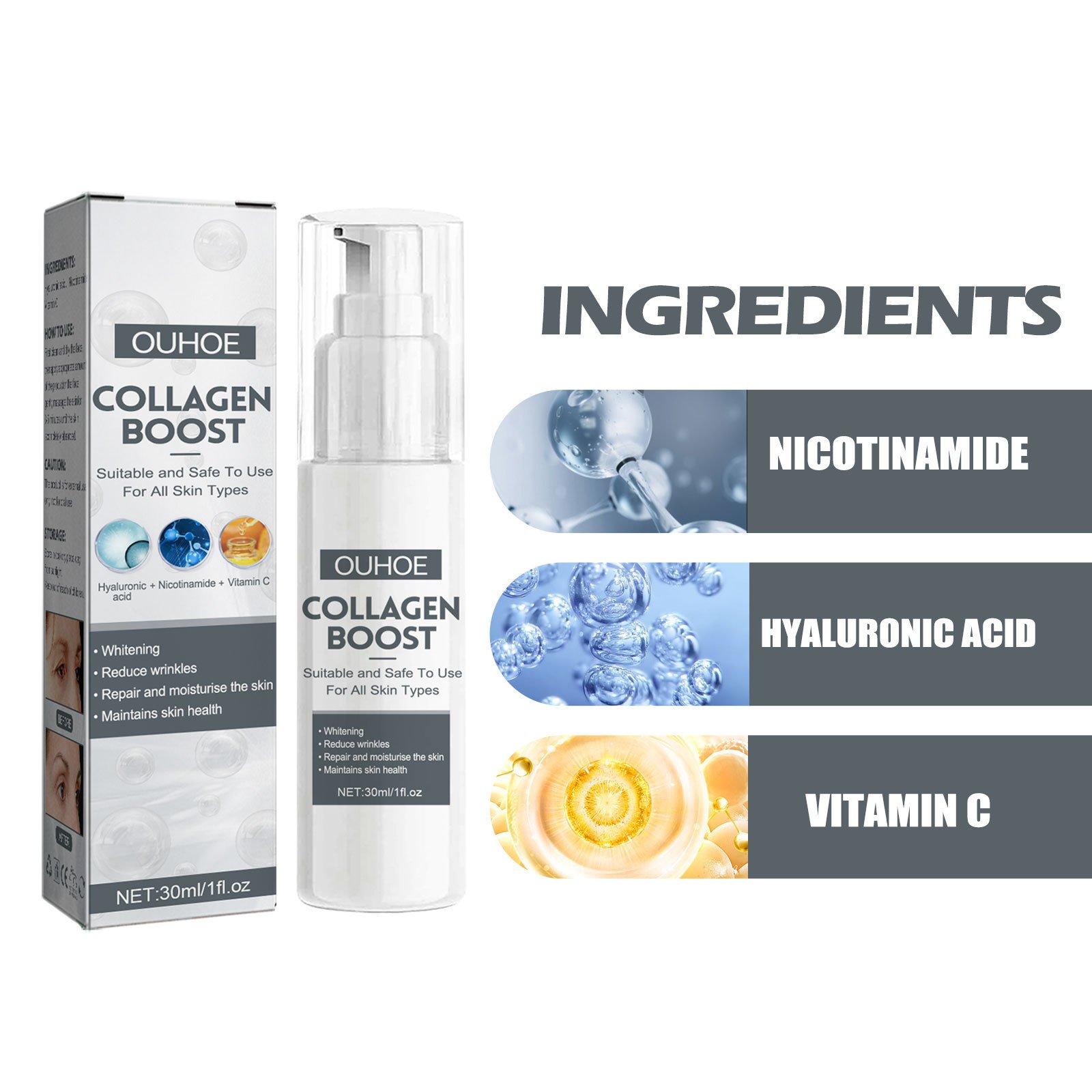 Last Day Promotion 30% OFF--2023 New Collagen Boost Anti-Aging Serum