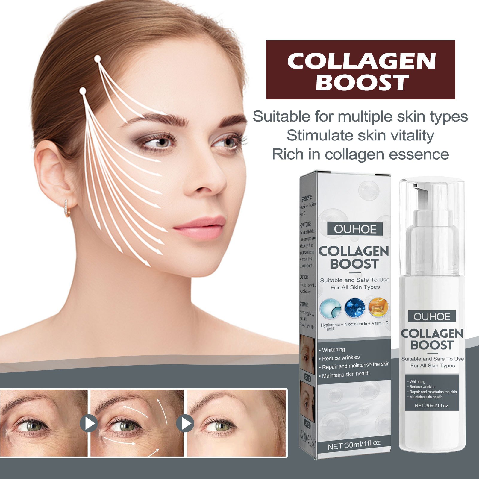 Last Day Promotion 30% OFF--2023 New Collagen Boost Anti-Aging Serum