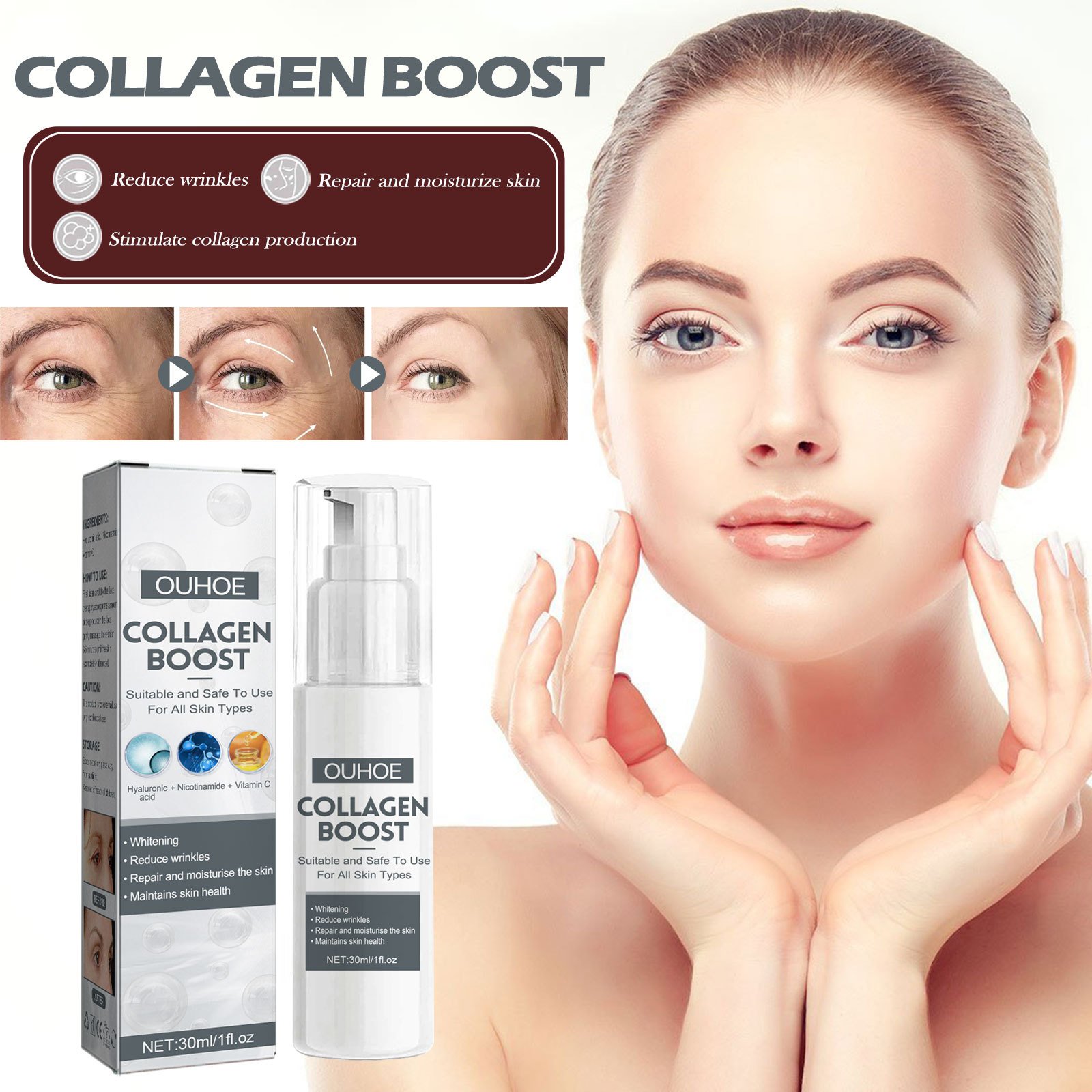 Last Day Promotion 30% OFF--2023 New Collagen Boost Anti-Aging Serum