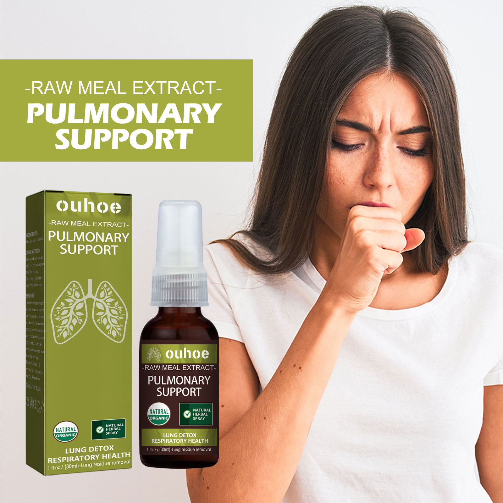 BreatheWell Natural Herbal Spray for Lung and Respiratory Support