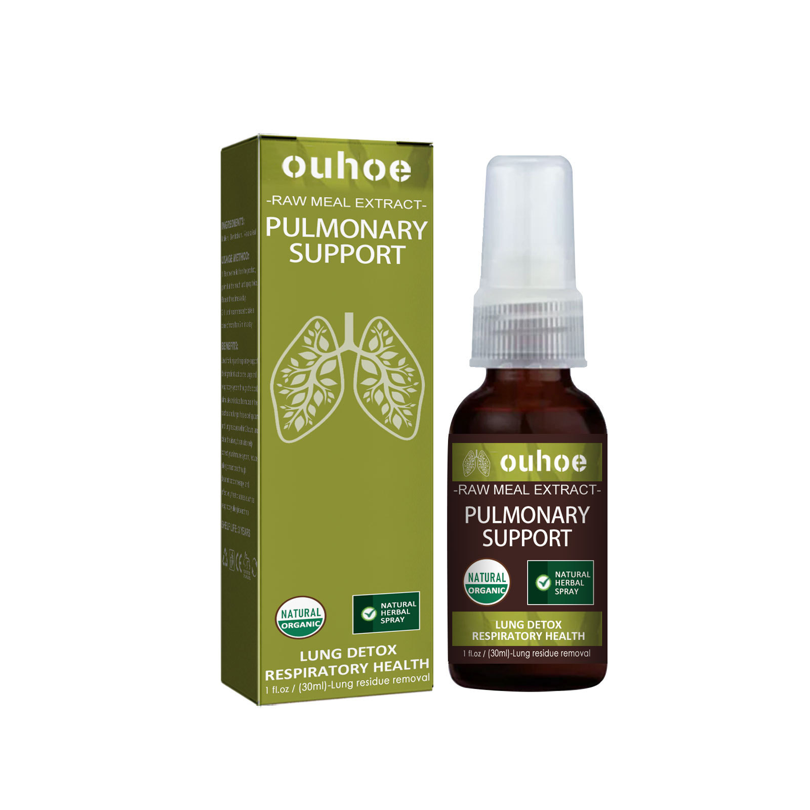 BreatheWell Natural Herbal Spray for Lung and Respiratory Support