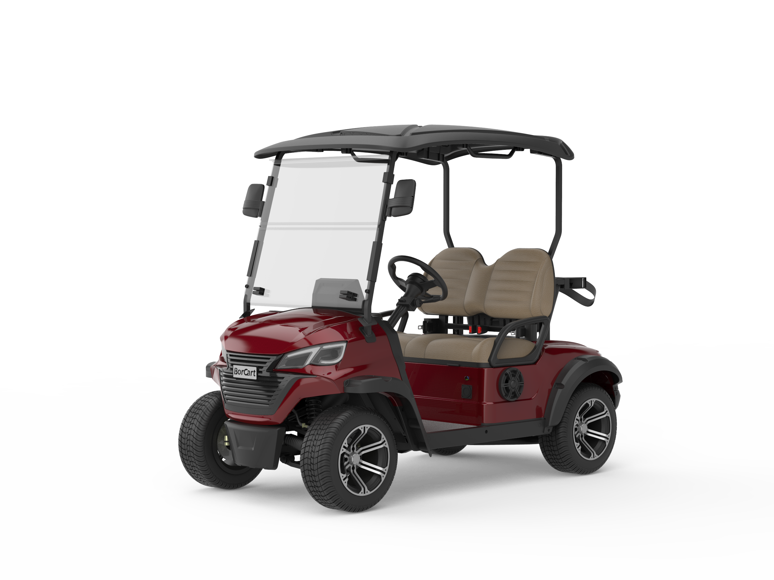 Manufacturer No lifted Electric Golf Car C2 2 Seater Small LSV Low Speed Vehicle Golf Cart