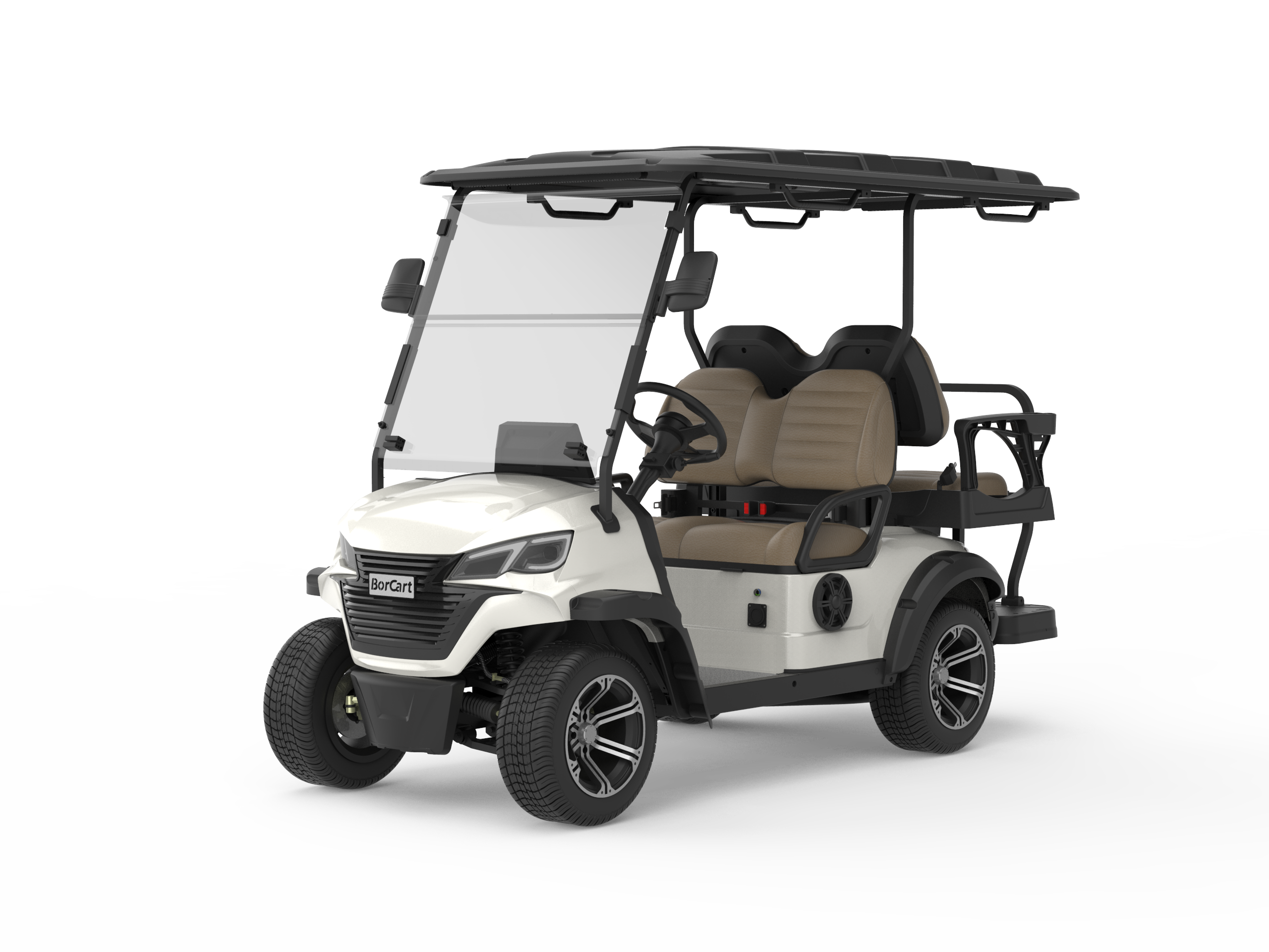 Factory Direct Sale 4 Seater Utility Vehicle Electric Car ET-C2+2 4 Seater Golf Cart 