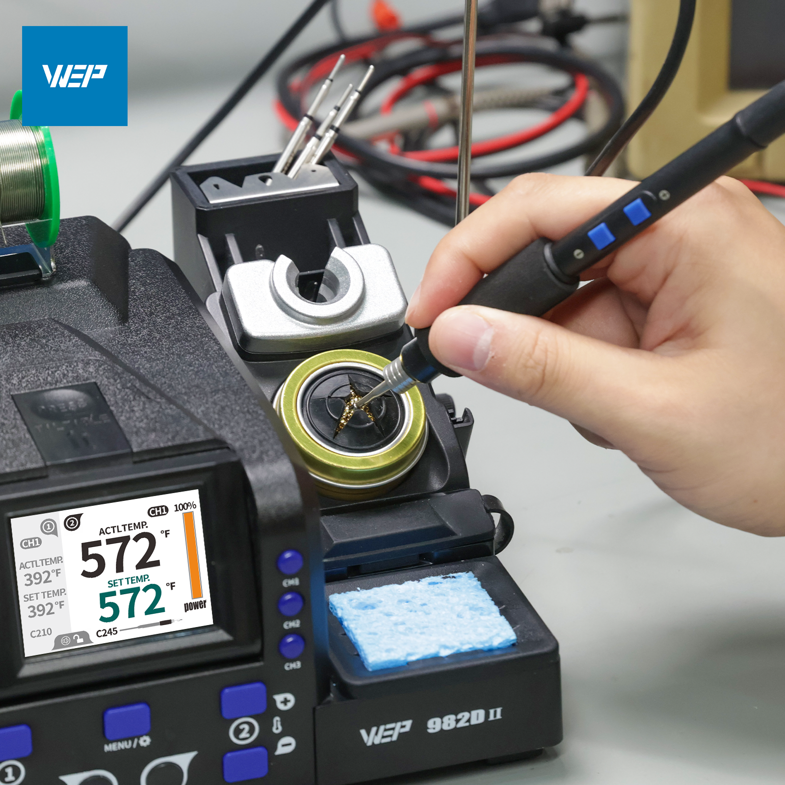 982D II 2-IN-1 Precision Soldering Station