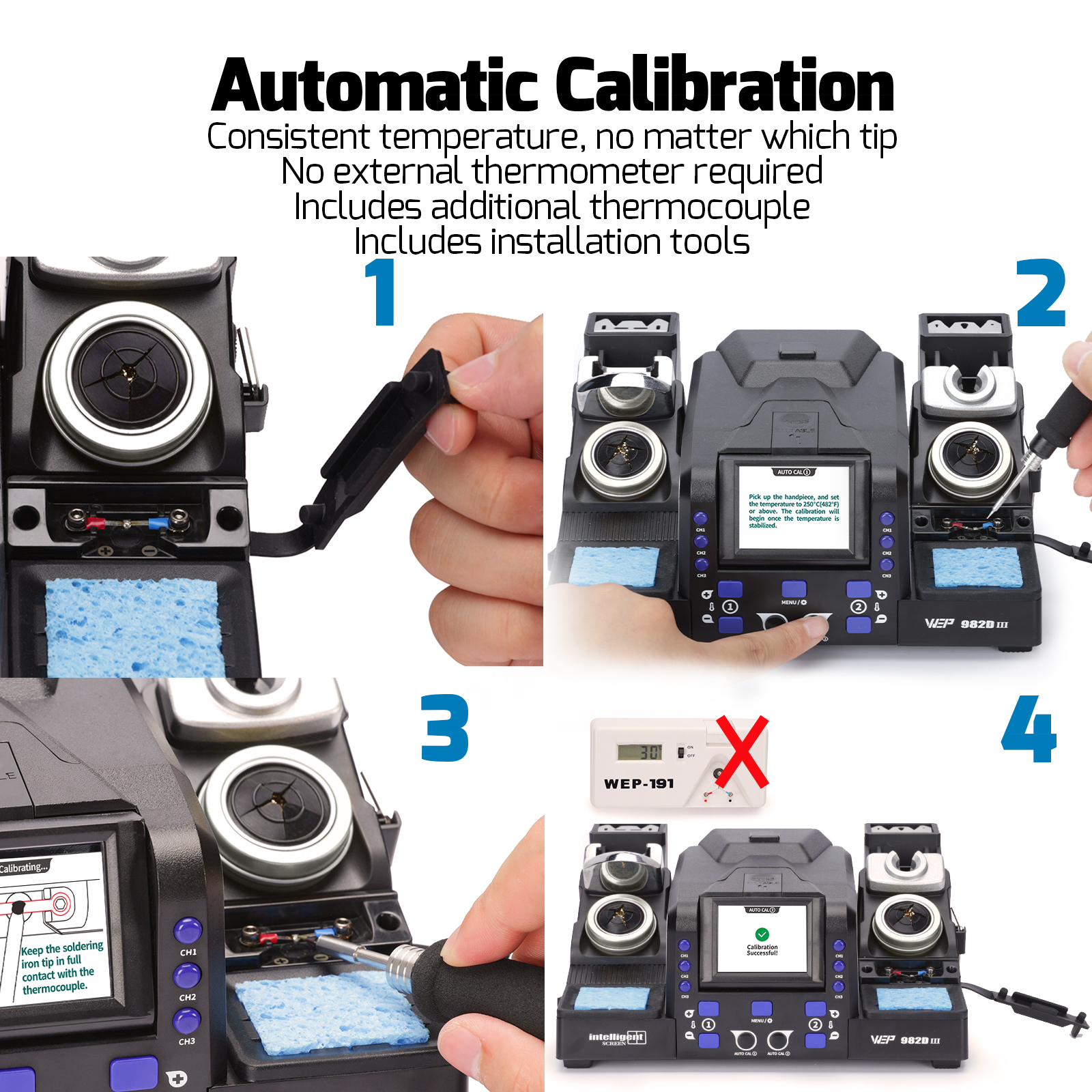 982D III 2-IN-1 Precision Soldering Station