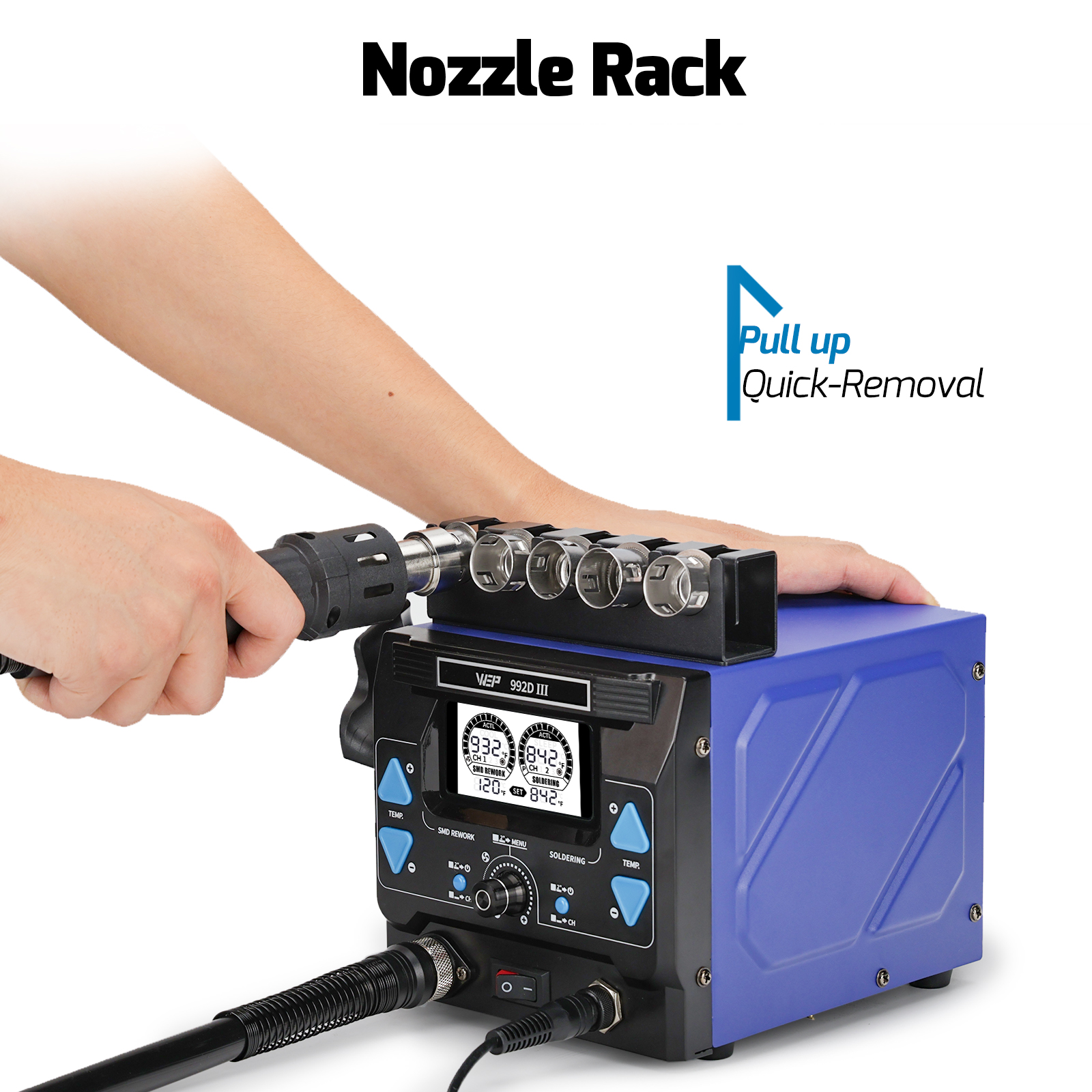 992D III 2-IN-1 Precision Rework Station