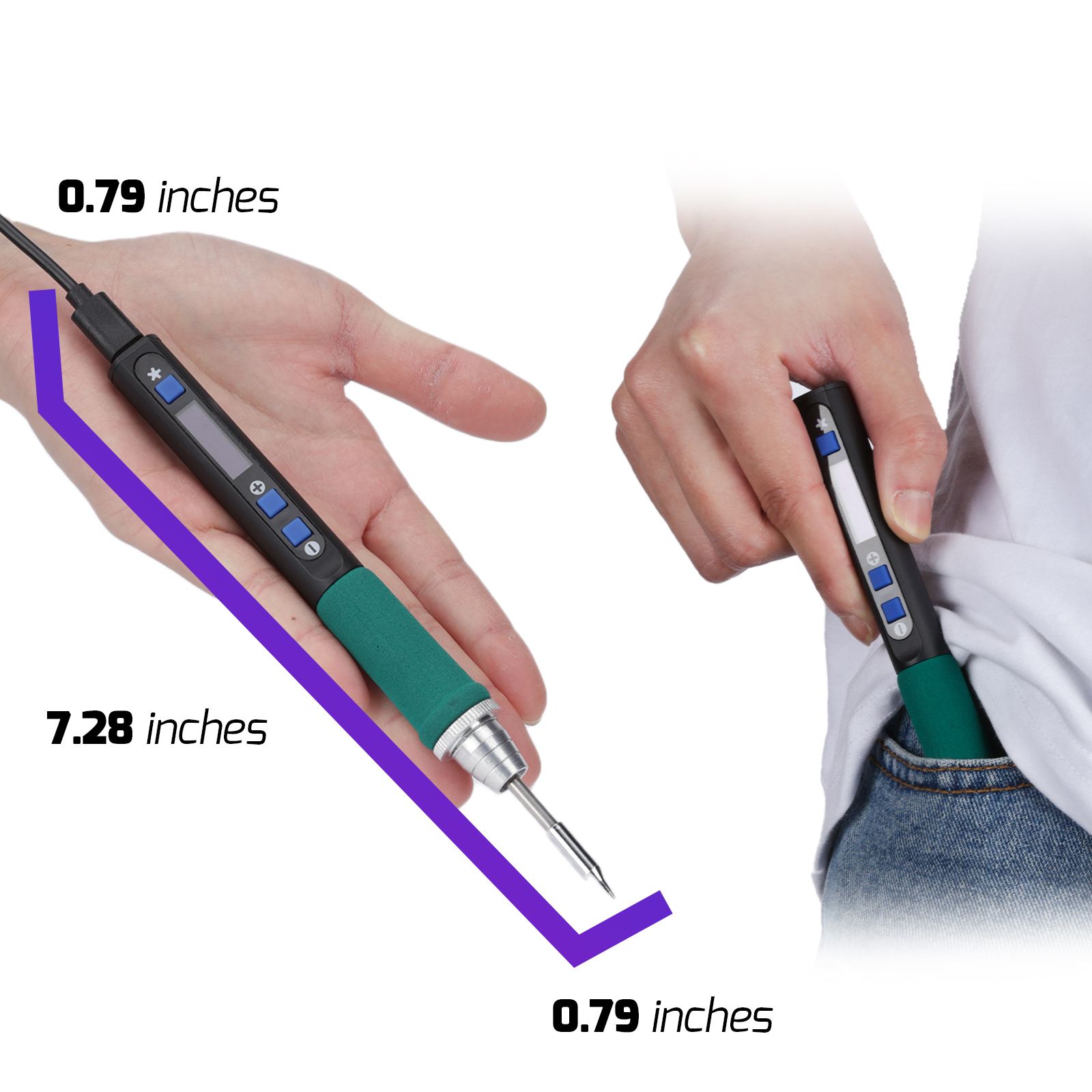  928D IV Portable Corded Soldering Iron Kit