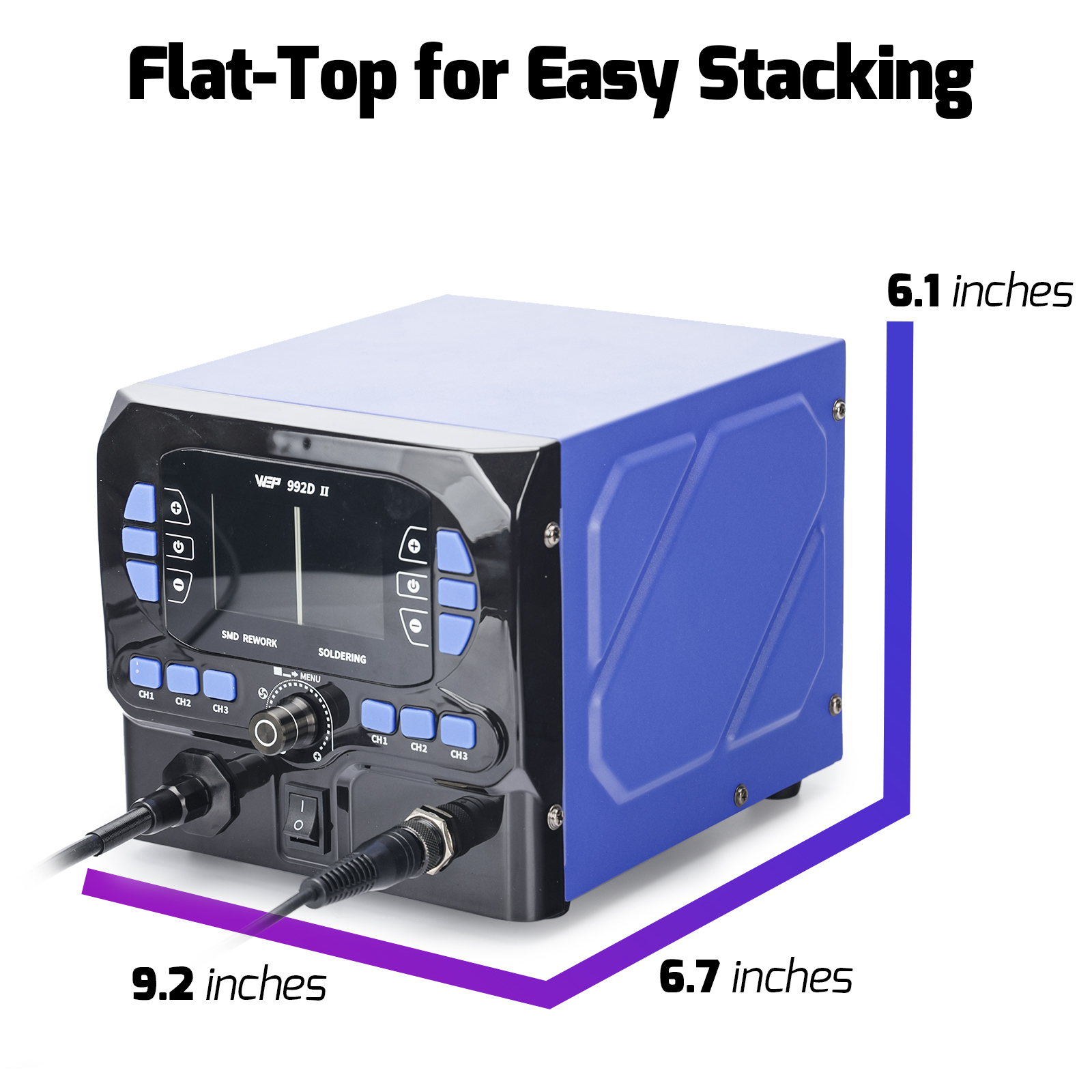 992D II 2-IN-1 Precision Rework Station