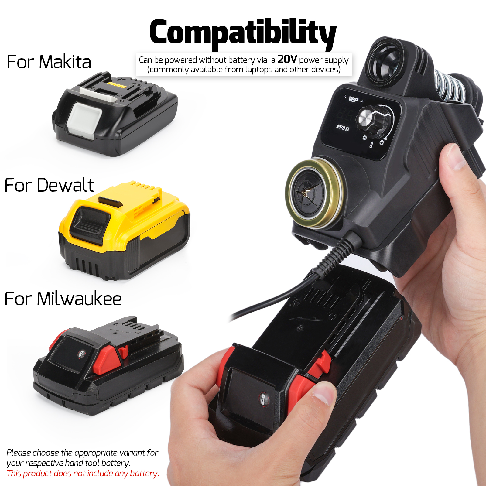 937D I Cordless Soldering Iron Station