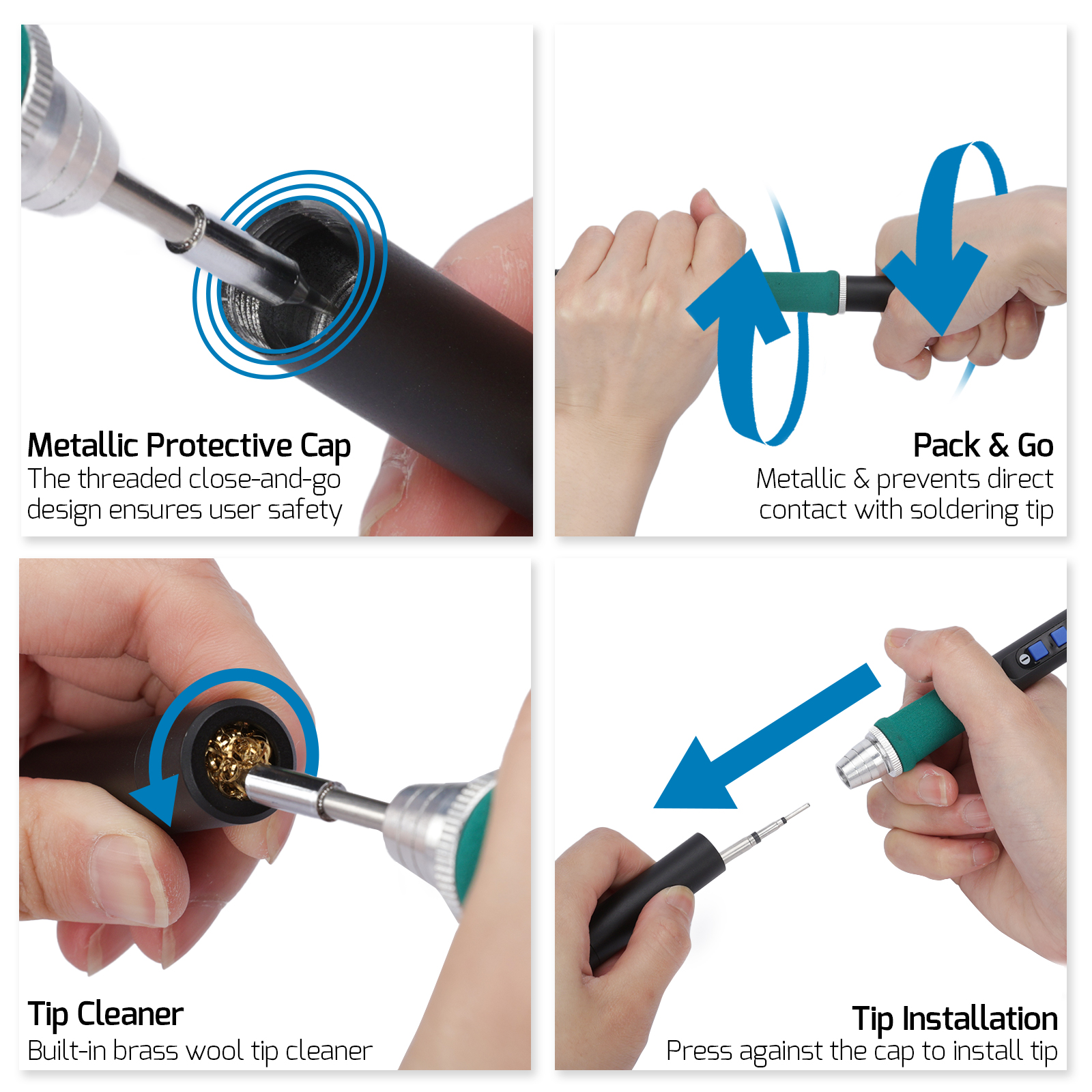  928D IV Portable Corded Soldering Iron Kit