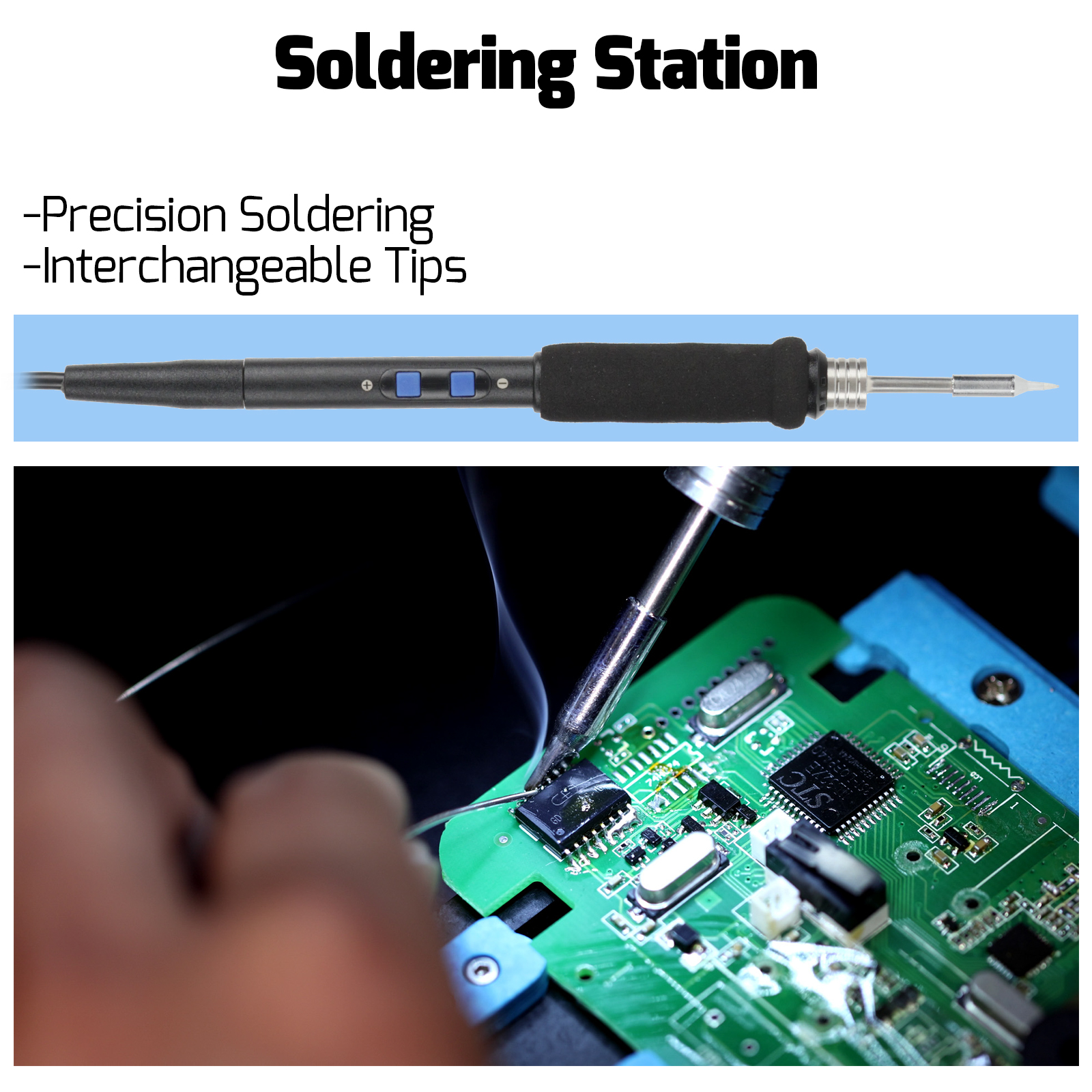 992D III 2-IN-1 Precision Rework Station