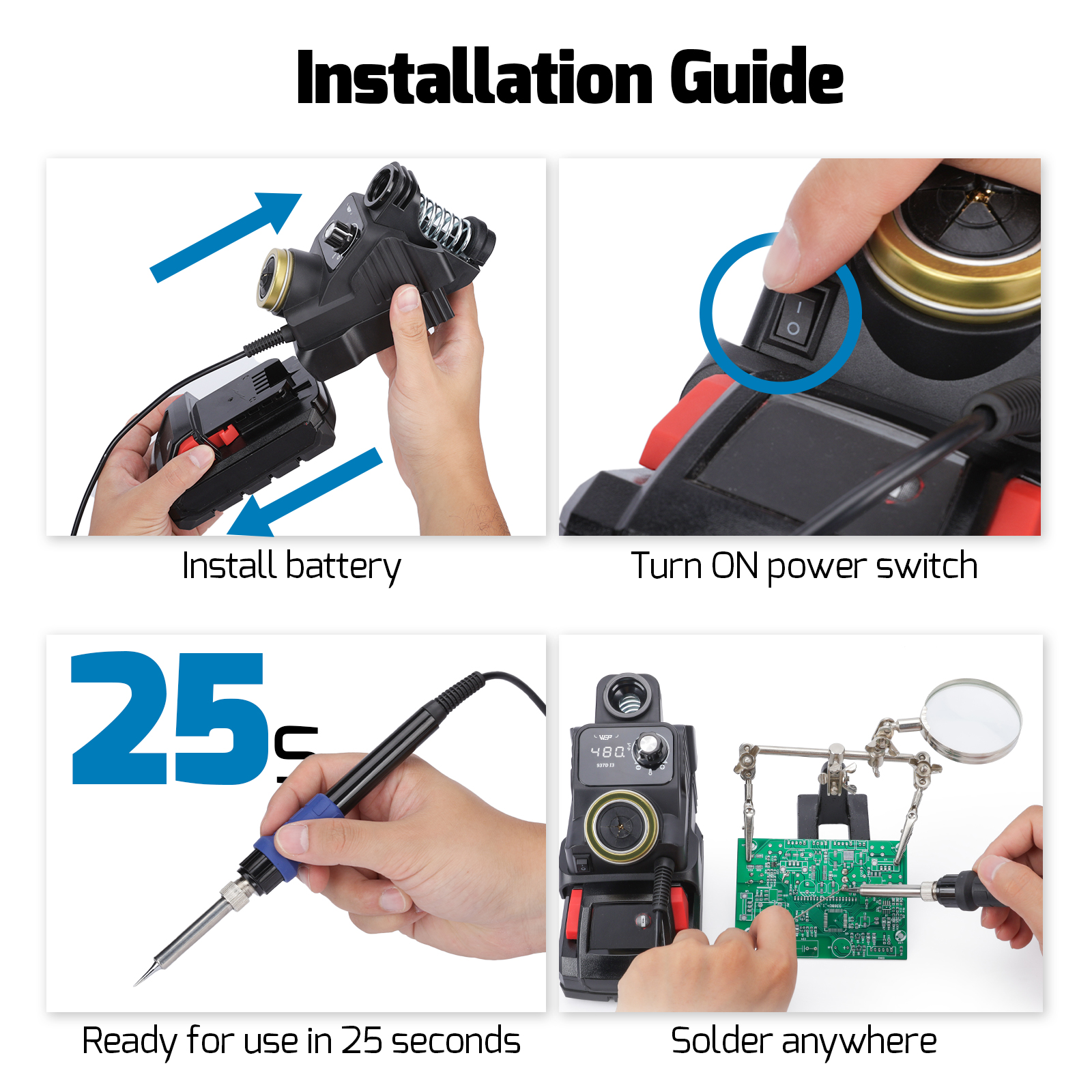 937D I Cordless Soldering Iron Station