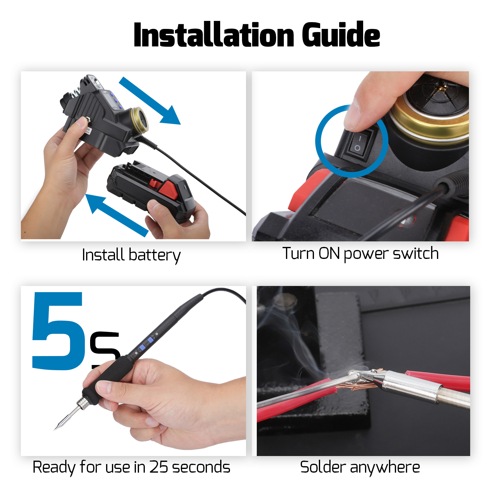 982 VI Cordless Soldering Iron Station