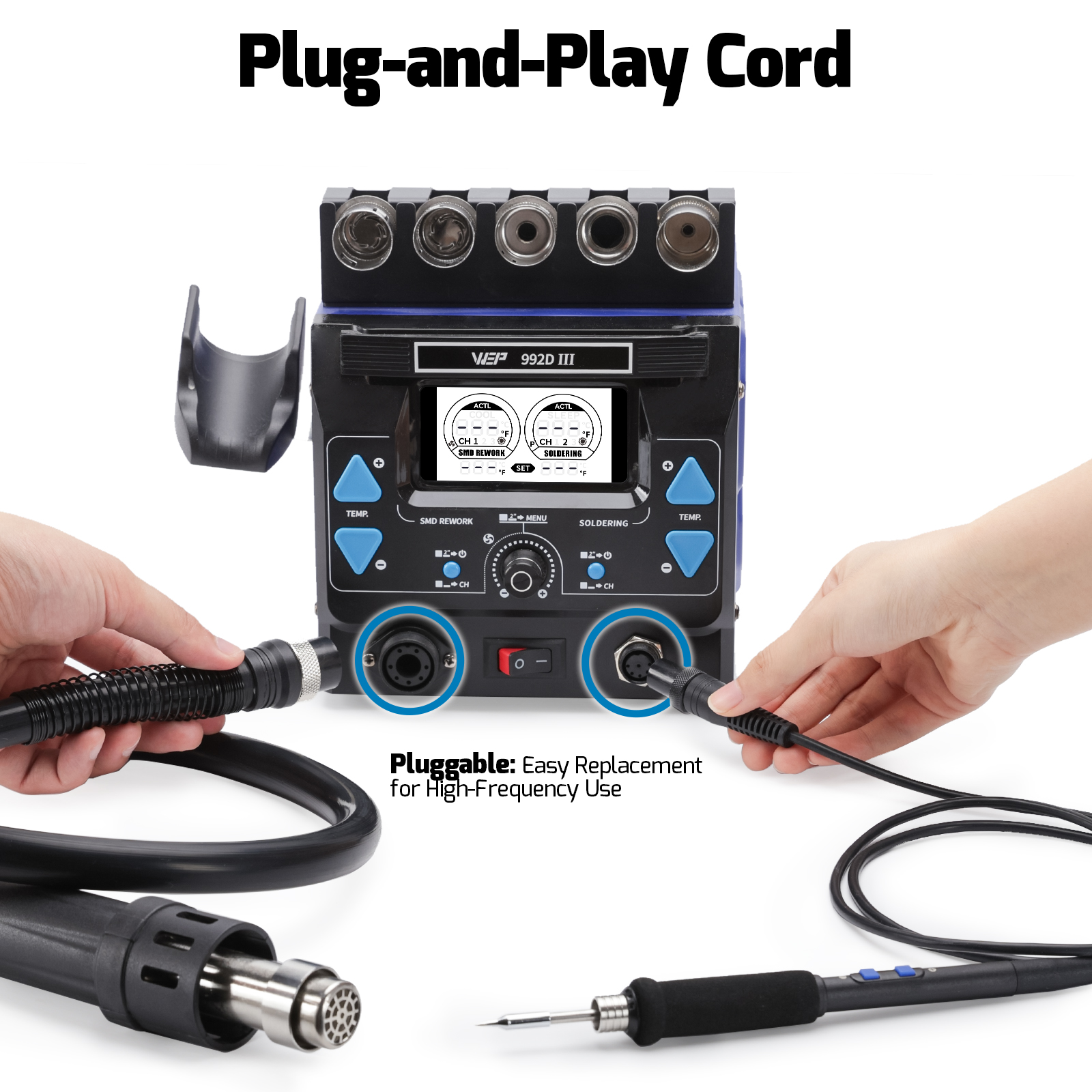 992D III 2-IN-1 Precision Rework Station