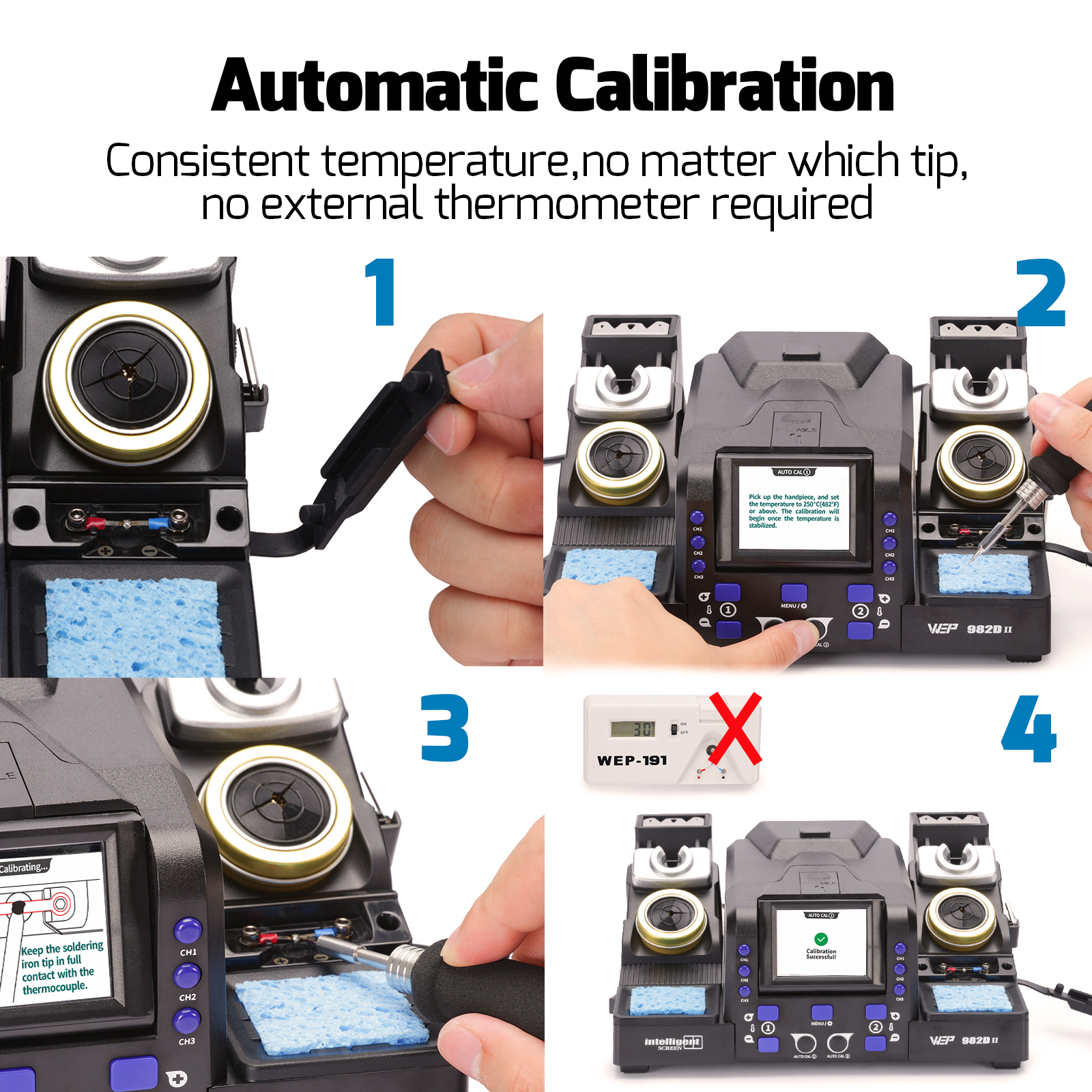 982D II 2-IN-1 Precision Soldering Station
