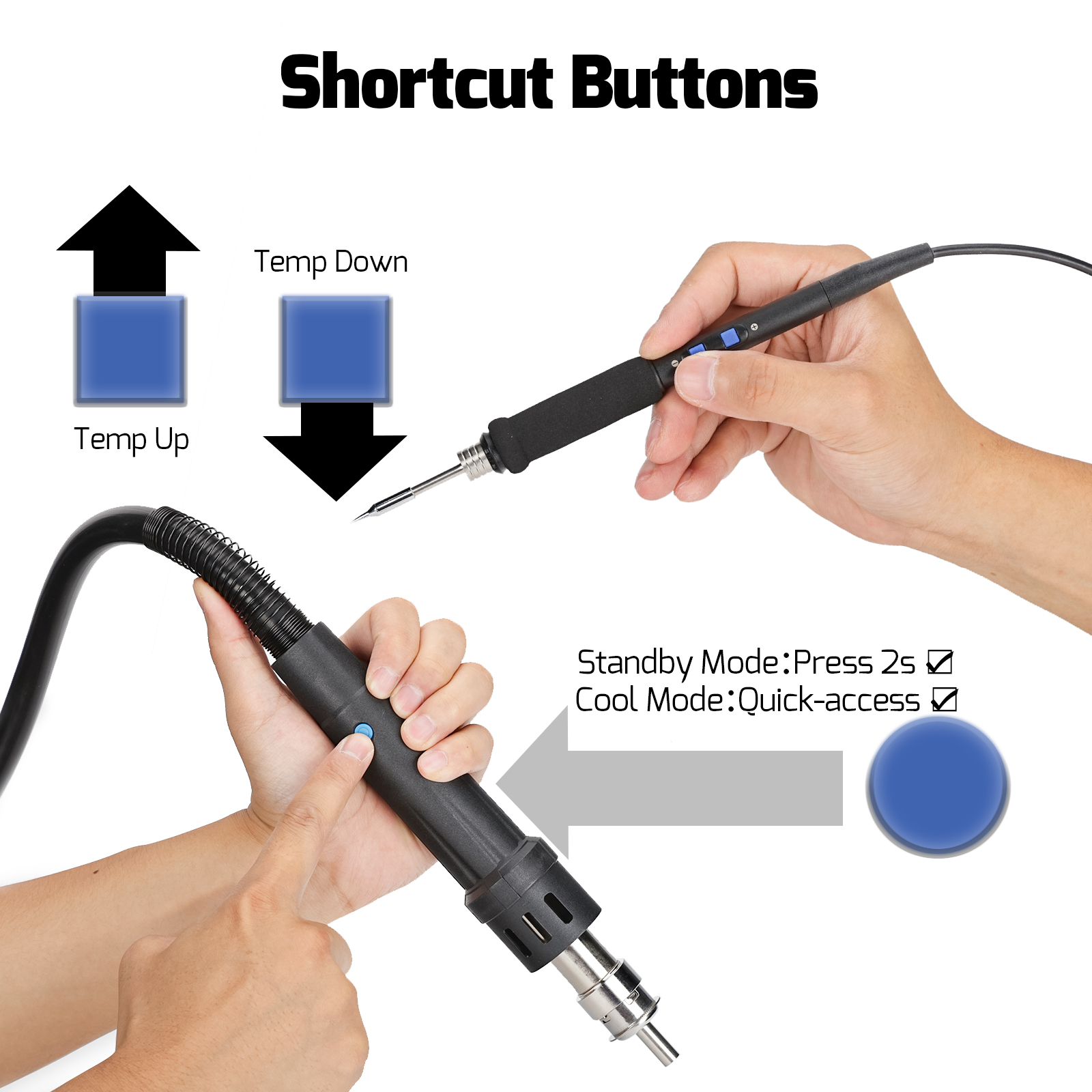 992D III 2-IN-1 Precision Rework Station