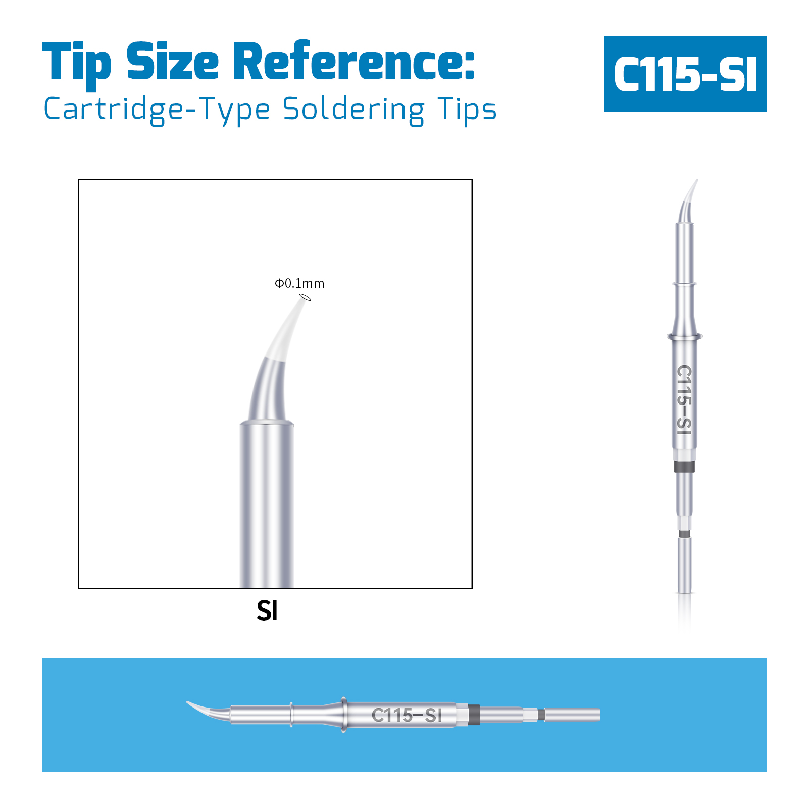 WEP C115 Soldering Tip [Heating Element Cartridge]