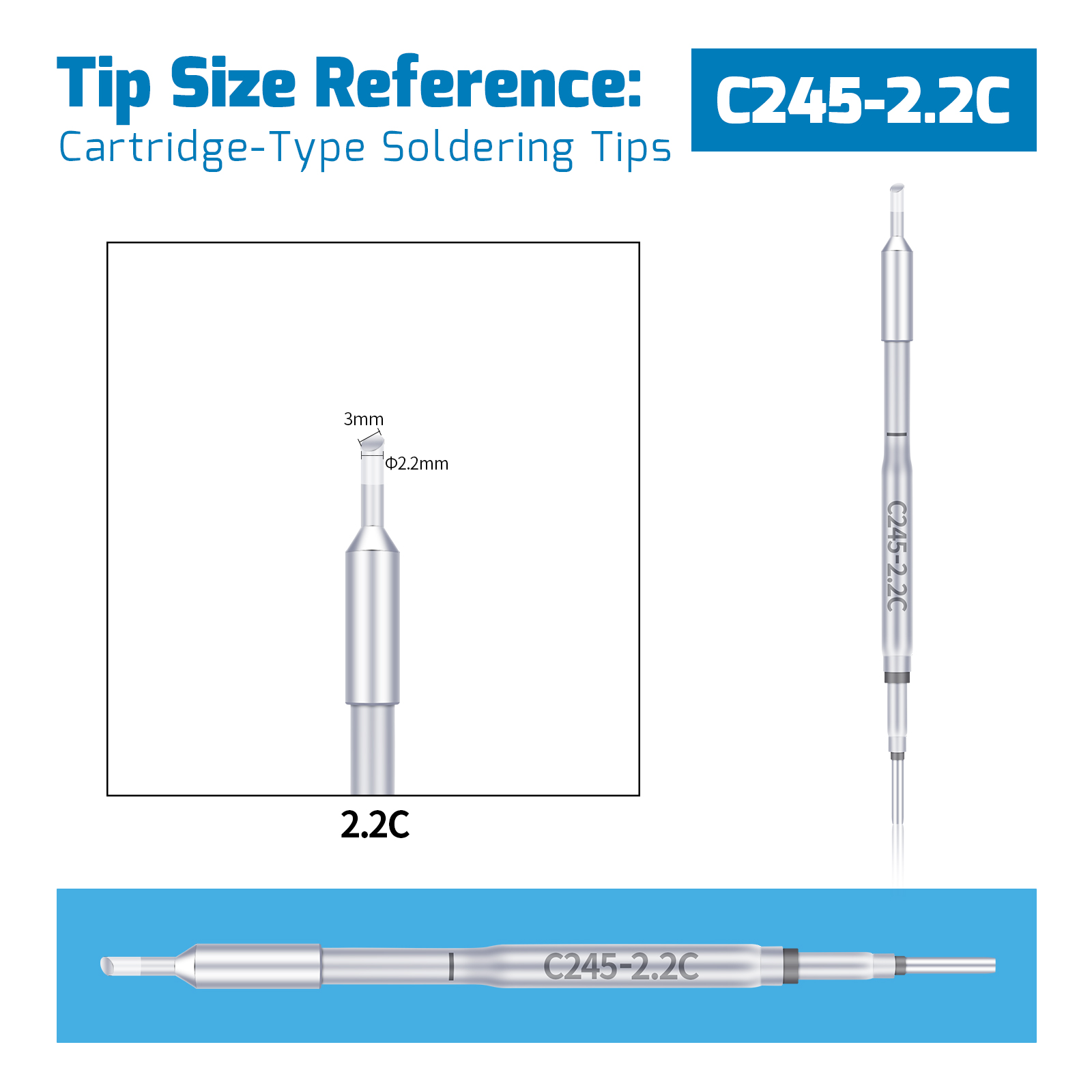 WEP C245 Soldering Tip [Heating Element Cartridge]