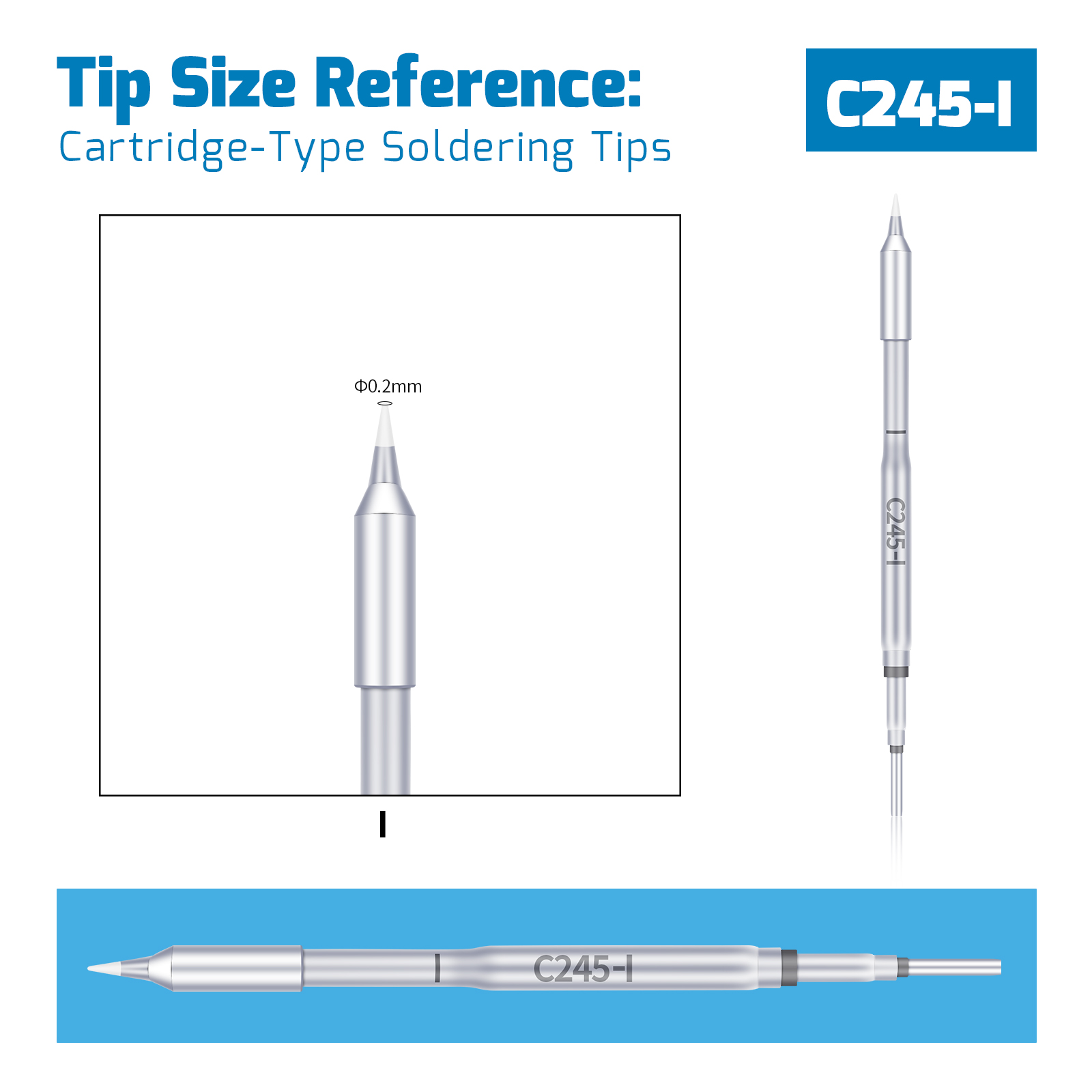 WEP C245 Soldering Tip [Heating Element Cartridge]