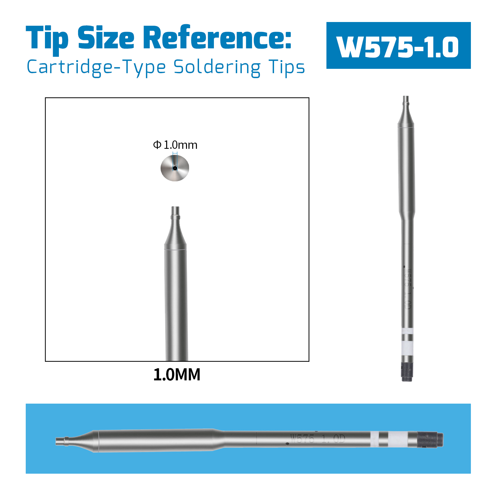 WEP W575 Hot Air Nozzle [Heating Element Cartridge]