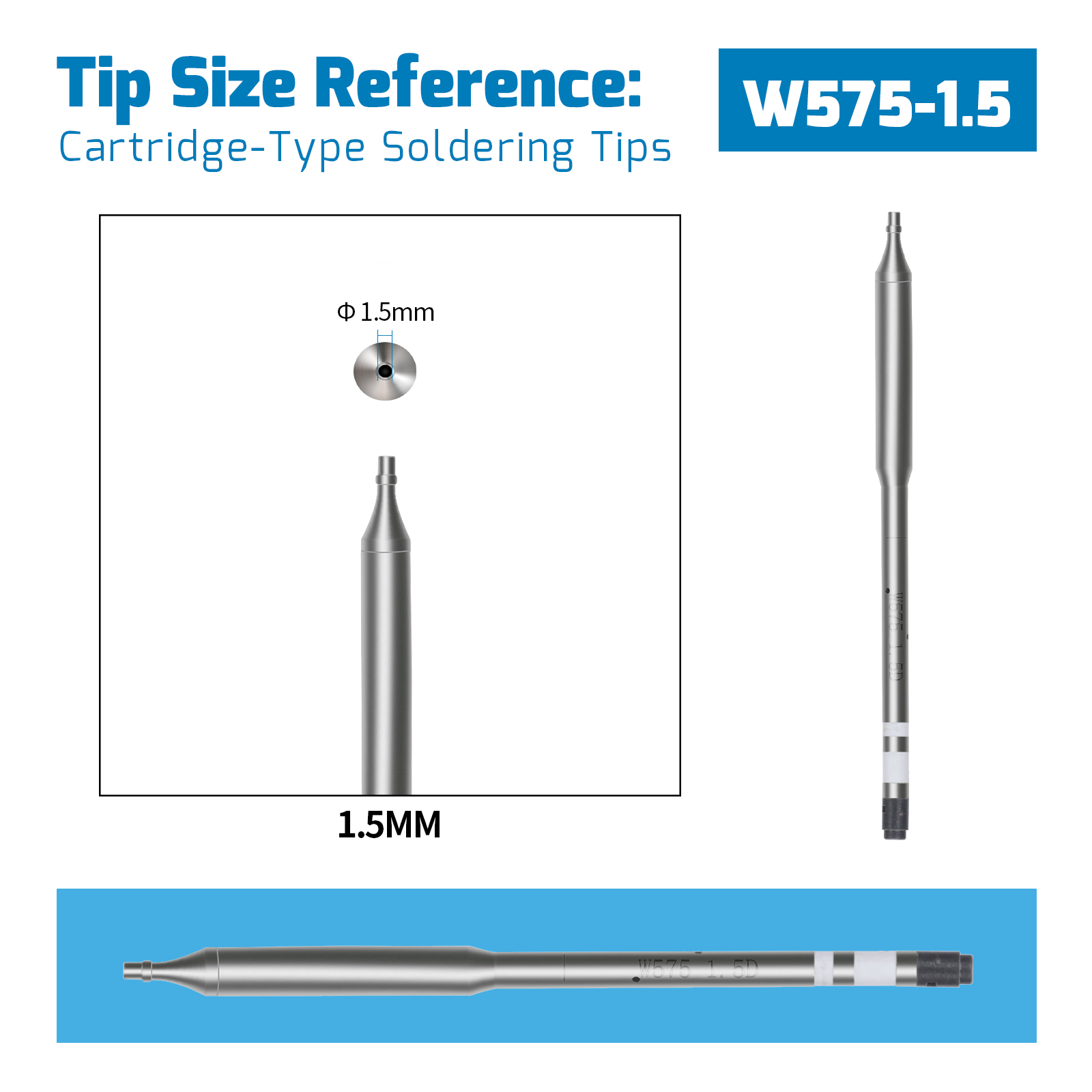 WEP W575 Hot Air Nozzle [Heating Element Cartridge]