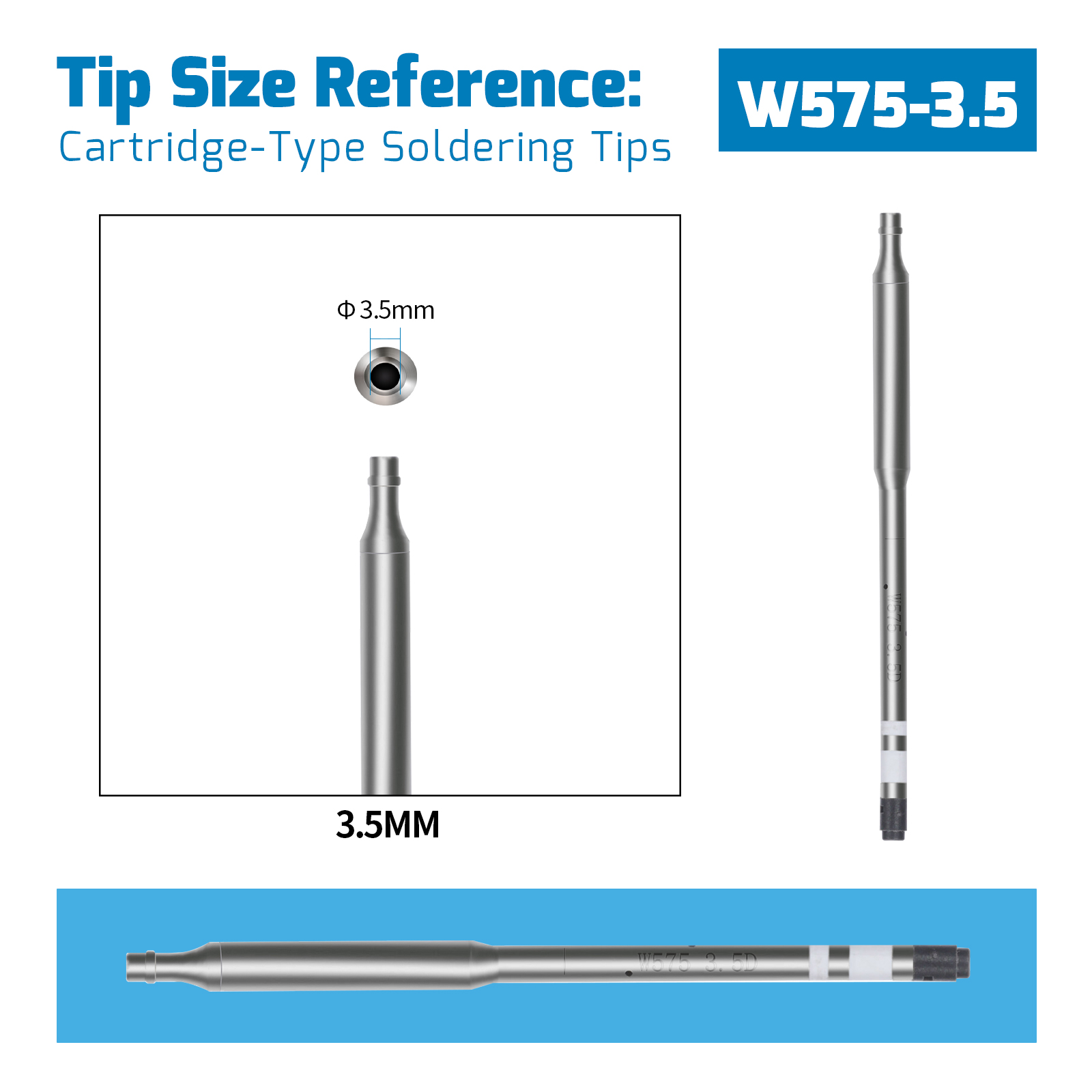WEP W575 Hot Air Nozzle [Heating Element Cartridge]