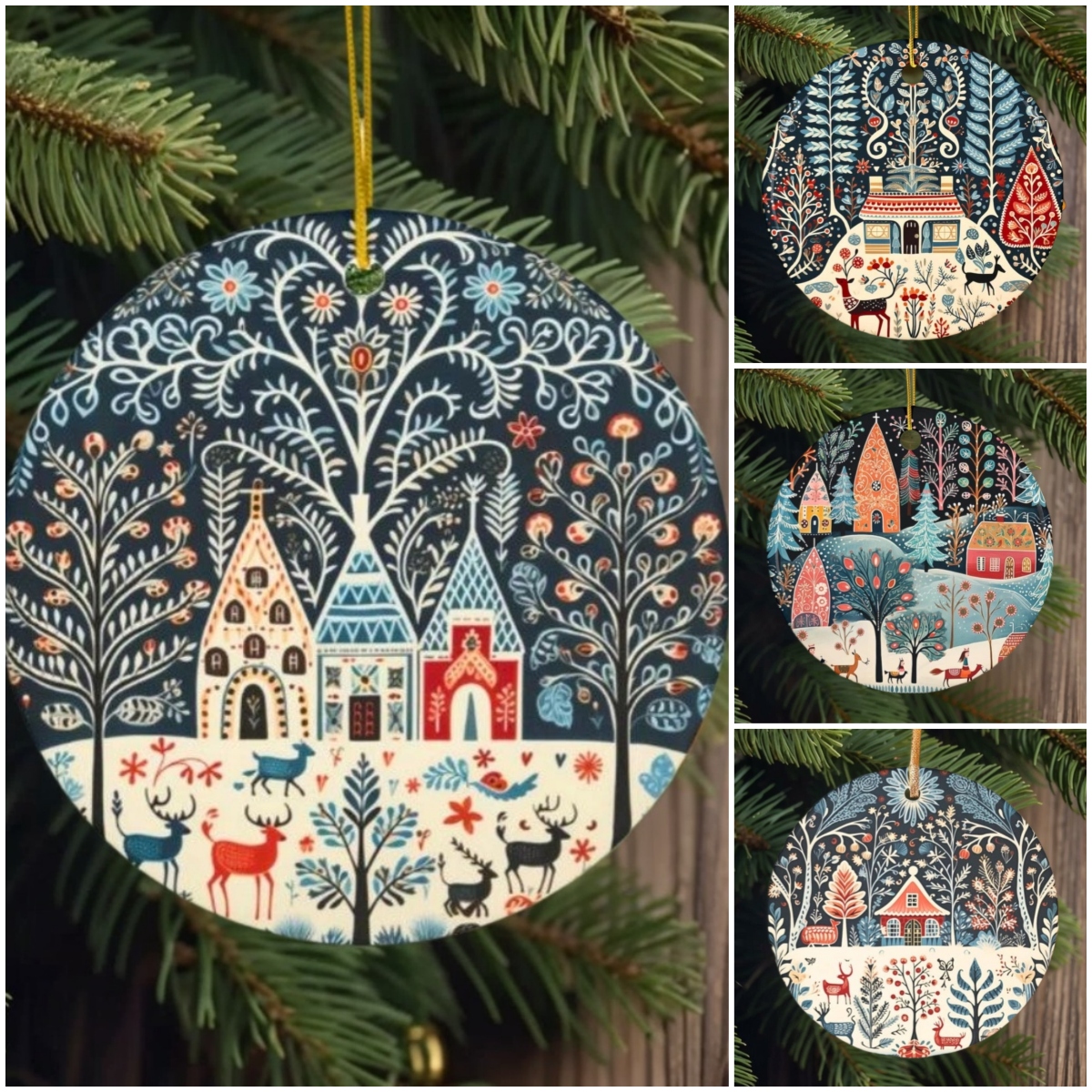 Scandinavian Christmas Ornaments