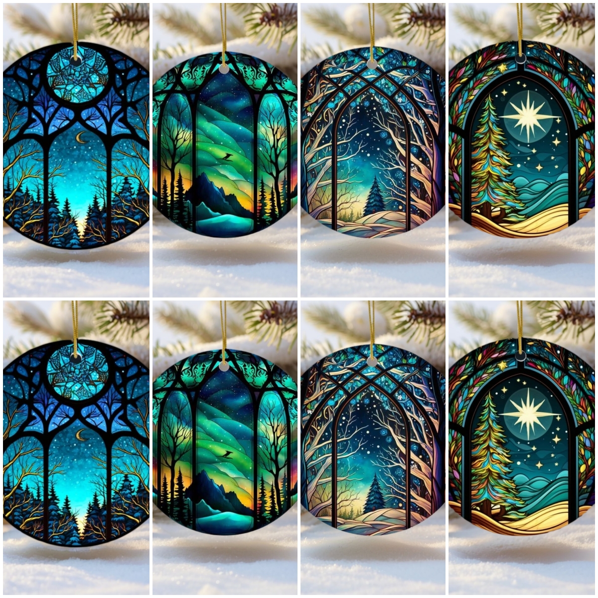 🌲2024 Christmas Gift 50% Off--2024 Northern LightsChristmas Ornaments