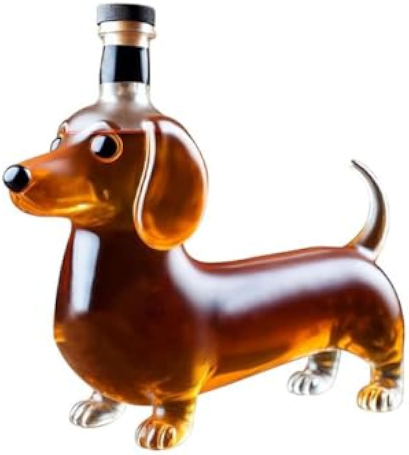 🍺Adorable Dachshund Dog Wine Bottle