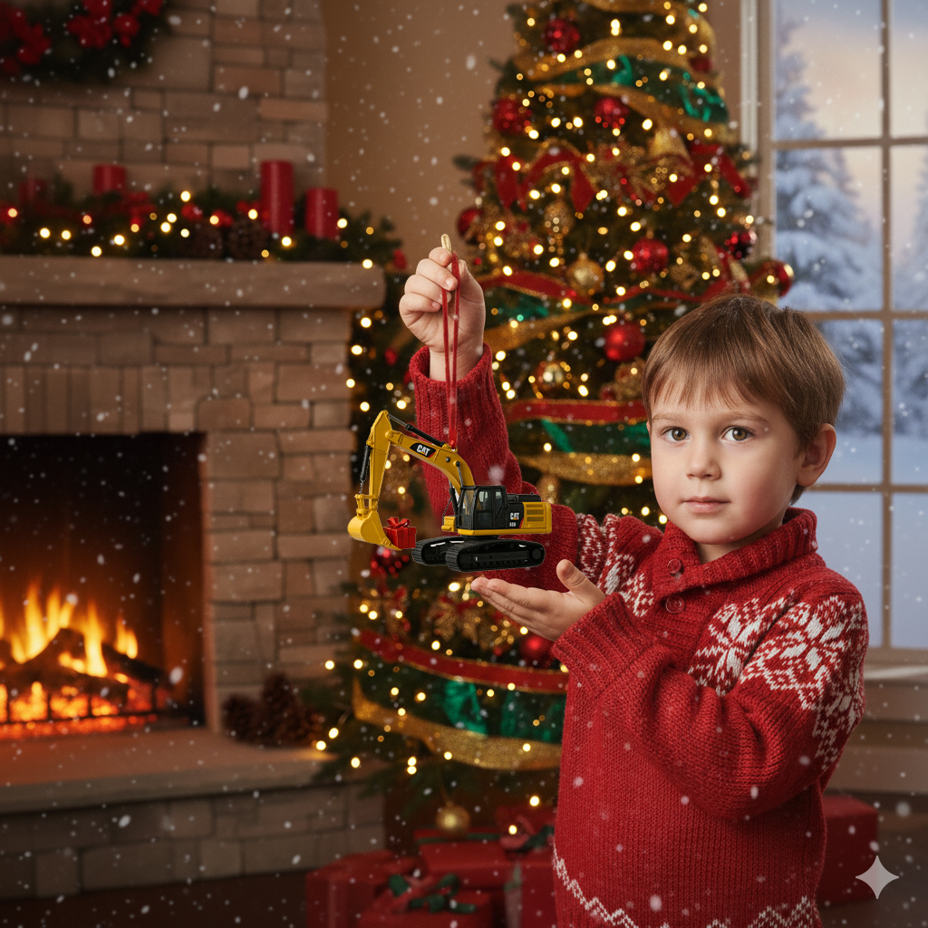 🌲Christmas Gift--Heavy Equipment Advent Calendar 2025 · 24 Die-cast Machines