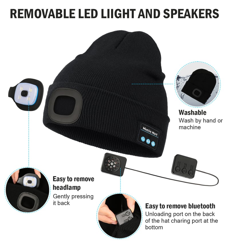 🔥LED Beanie Light (USB Rechargeable Caps)