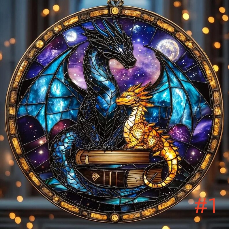 🔥🔥2025 Mother's Day Gift 50% Off--Acrylic Wing Dragon Suncatcher Ornament