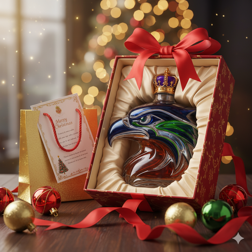 🌲Christmas Gift--Sea Hawk Limited Edition Whisky Bottle