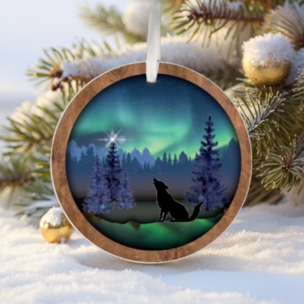 🌲2024 Christmas Gift 50% Off--2024 Northern LightsChristmas Ornaments