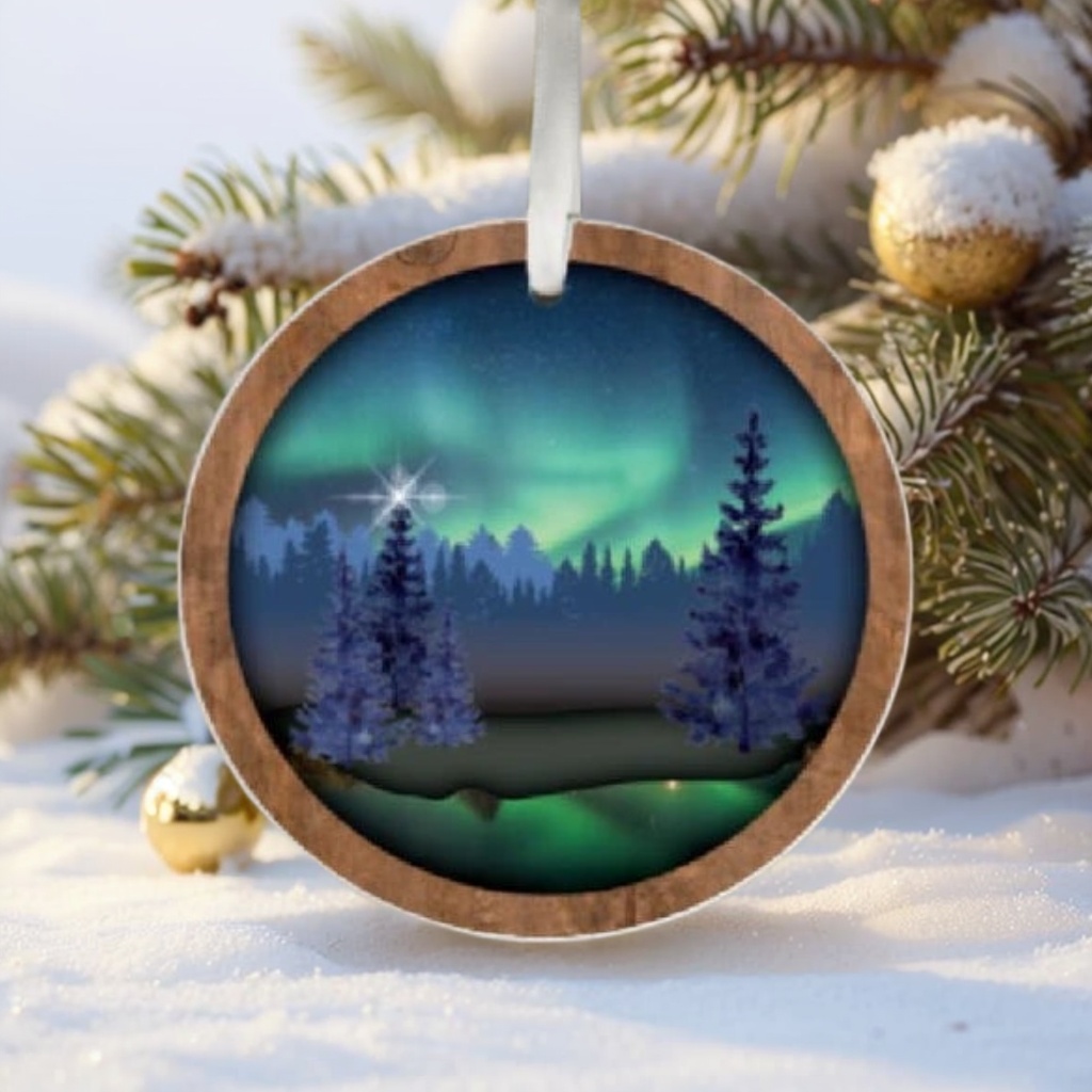 🌲2024 Christmas Gift 50% Off--2024 Northern LightsChristmas Ornaments