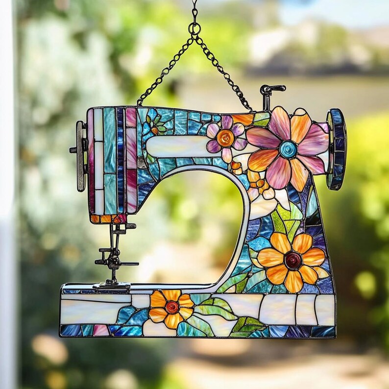 🔥🔥2025 Mother's Day Gift 50% Off--Cute Sewing Machine Suncatcher Ornament