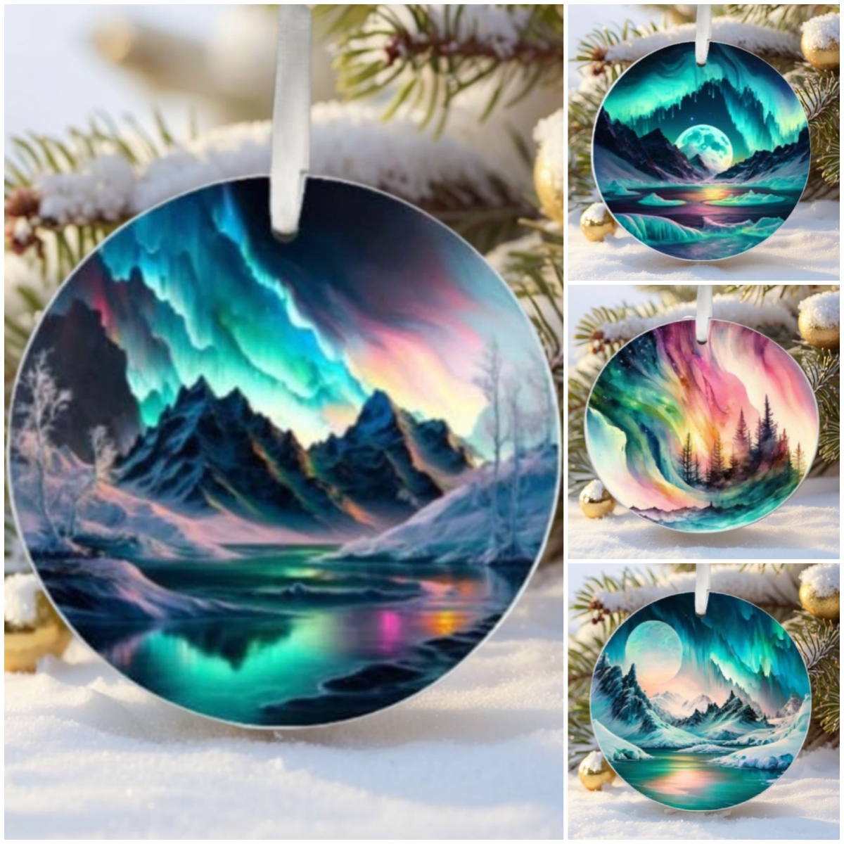 🌲2024 Christmas Gift 50% Off--2024 Northern LightsChristmas Ornaments