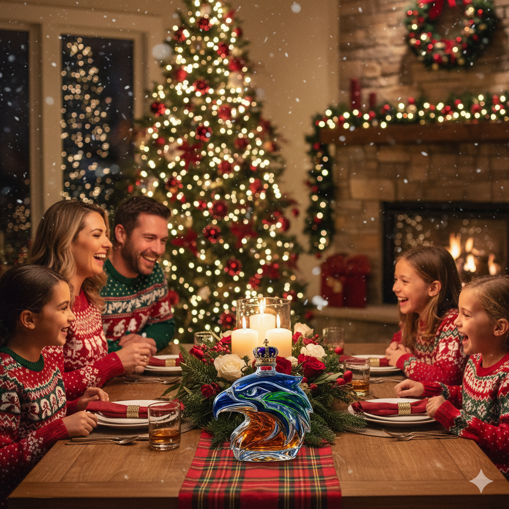 🌲Christmas Gift--Sea Hawk Limited Edition Whisky Bottle