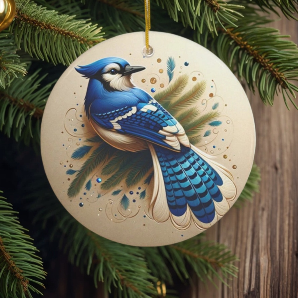 2024  Bird Of Many Colors Christmas Ornaments