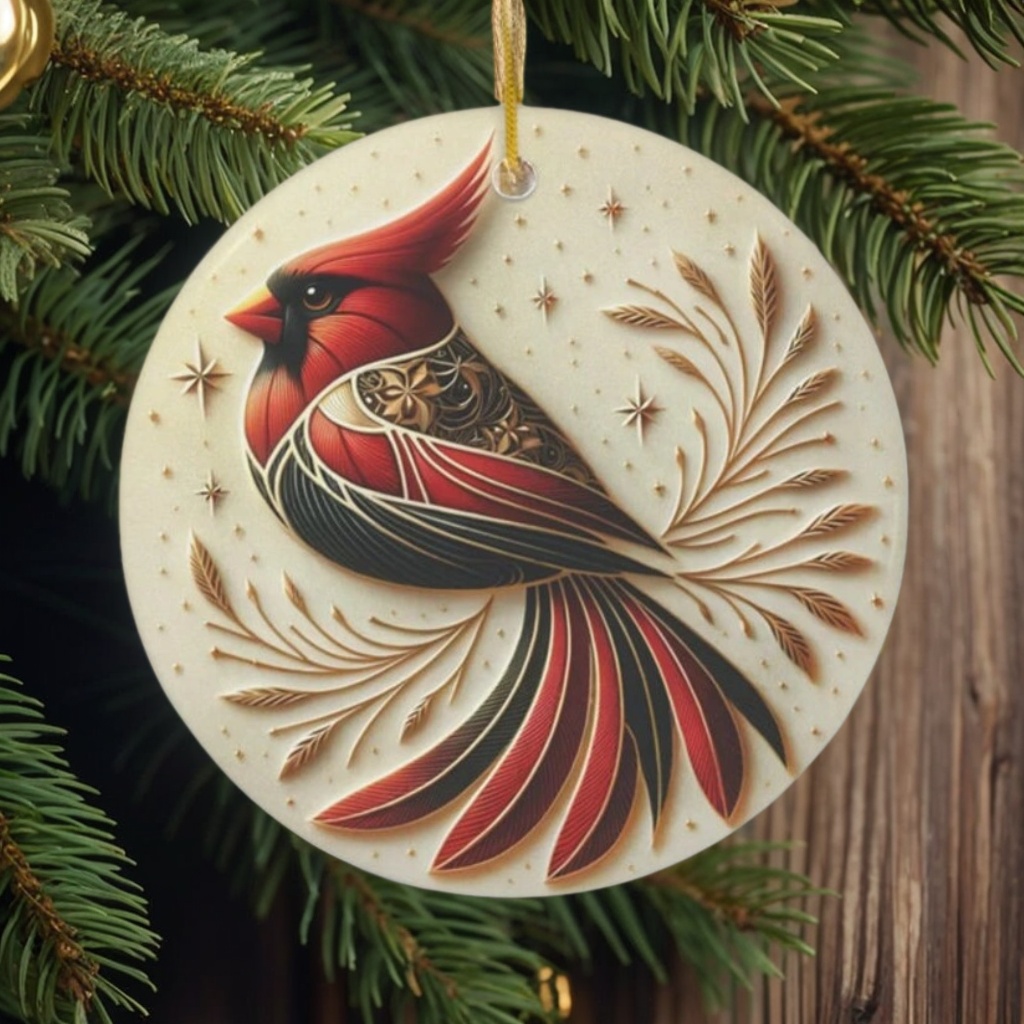 2024  Bird Of Many Colors Christmas Ornaments