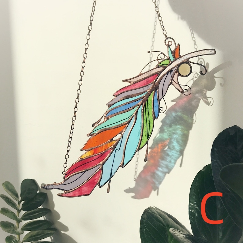 🔥🔥2025 Mother's Day Gift 50% Off--Feathers Suncatcher Ornament
