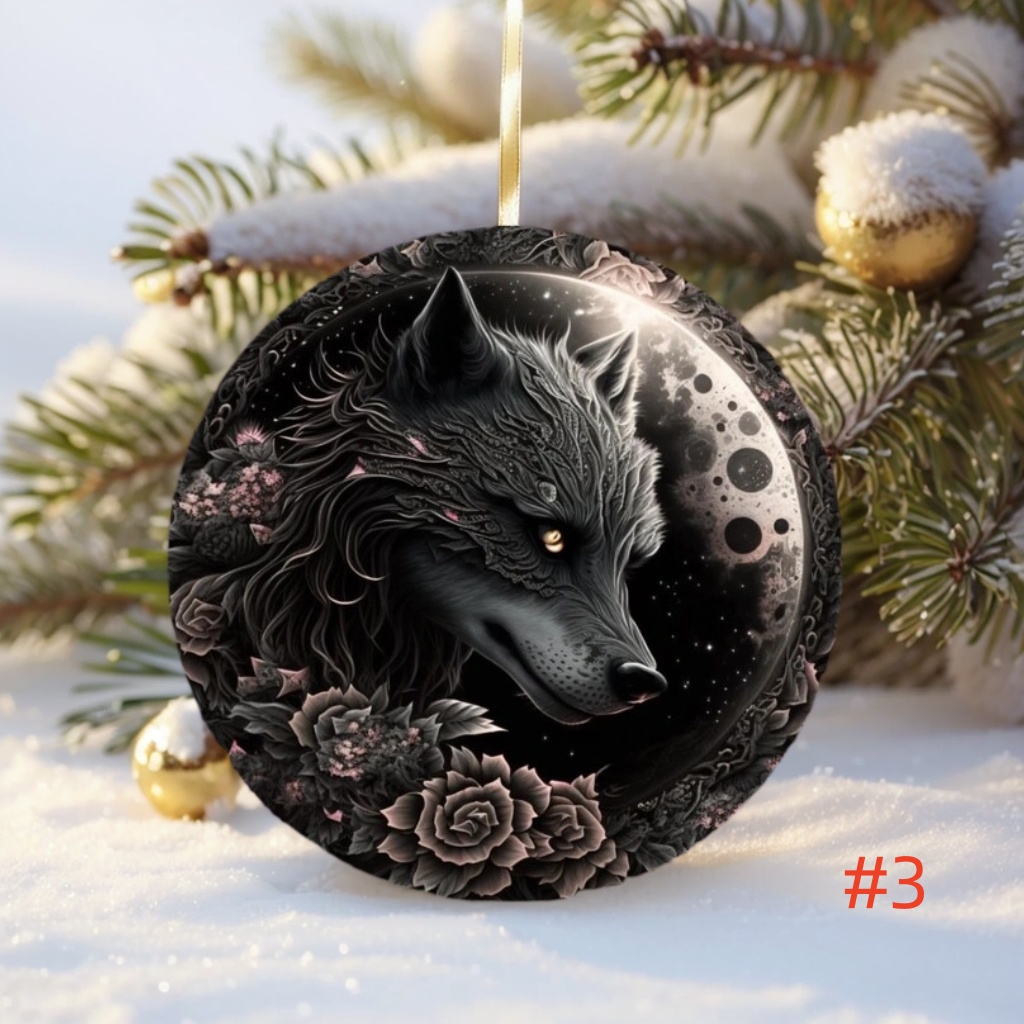 🌲2024 Christmas Gift 50% Off--Wolf Christmas Ornaments