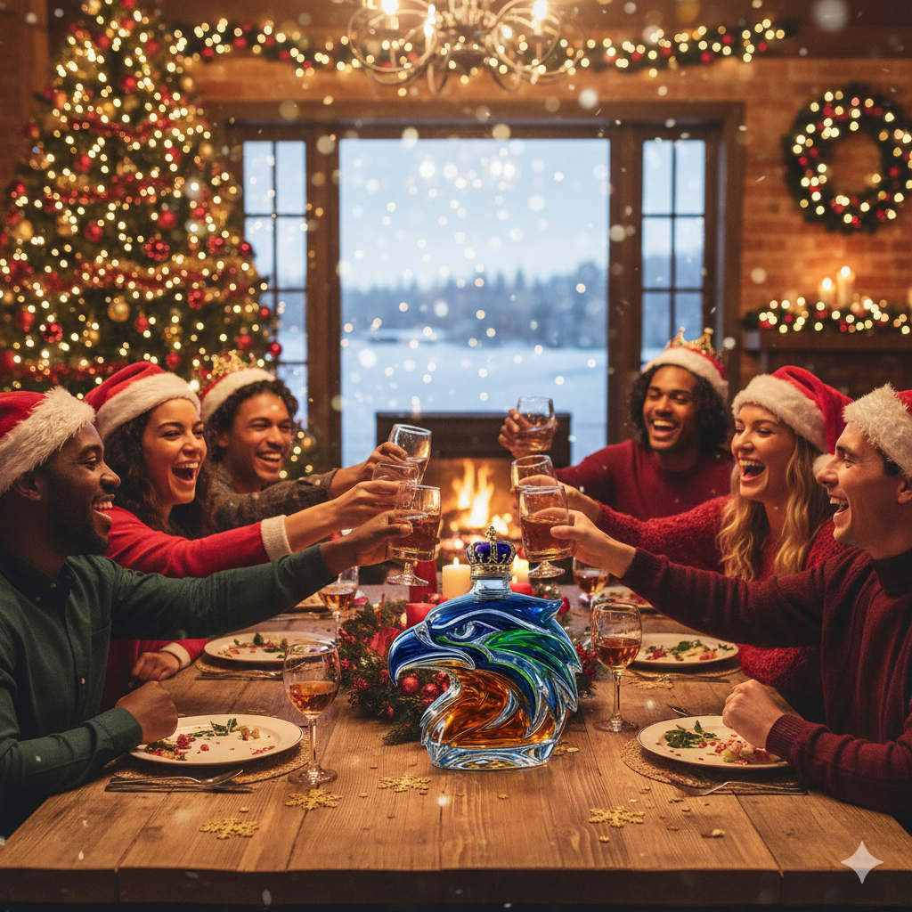 🌲Christmas Gift--Sea Hawk Limited Edition Whisky Bottle