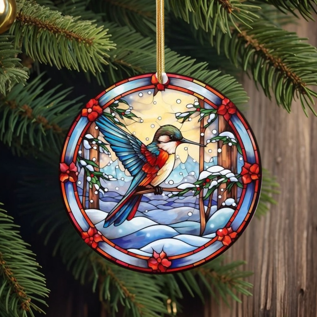 Hummingbird Christmas Ornaments