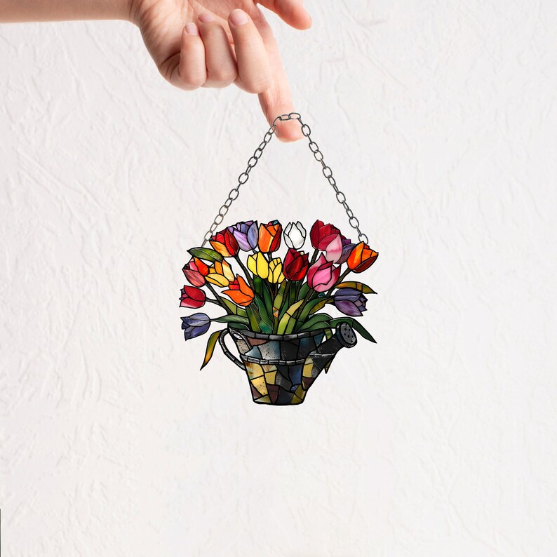 🔥🔥2025 Mother's Day Gift 50% Off--Flowers Suncatcher Ornament
