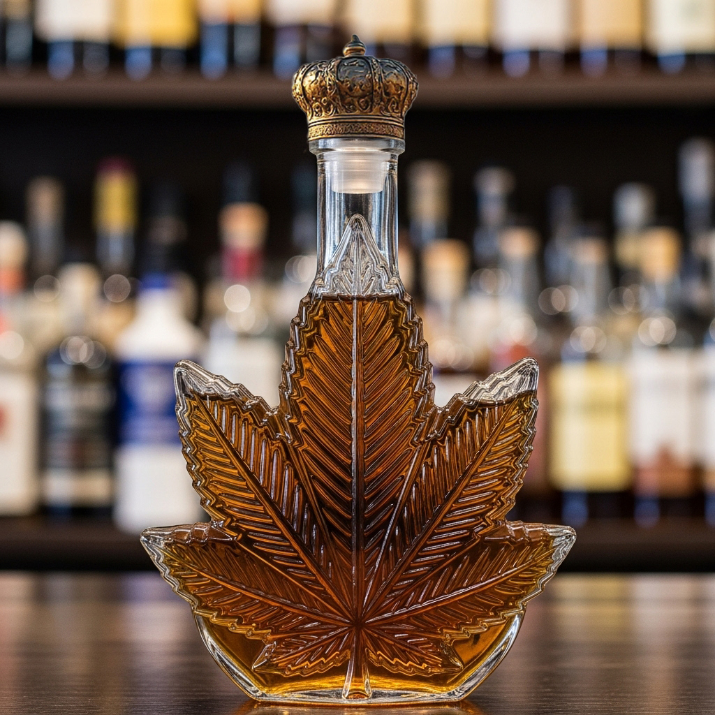 Cannabis Whiskey Bottle