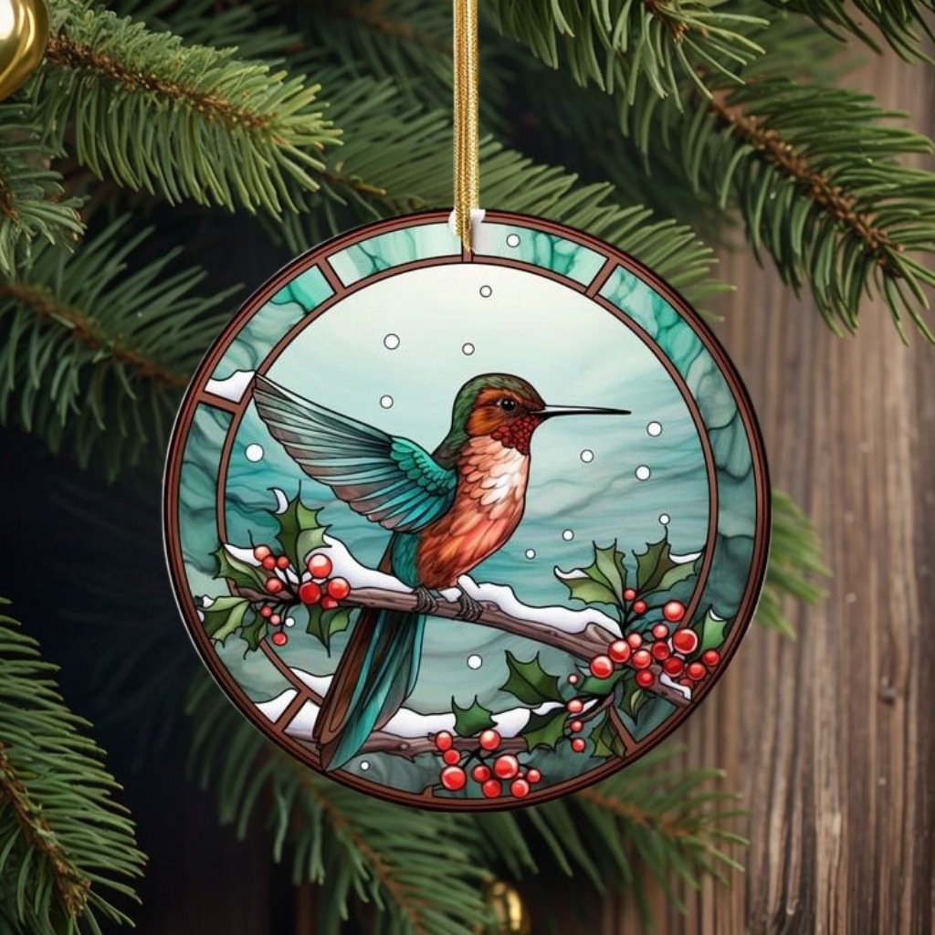 Hummingbird Christmas Ornaments
