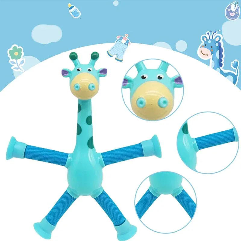 🎁💝2023 CHRISTMAS GIFT--🔥Telescopic suction cup giraffe toy