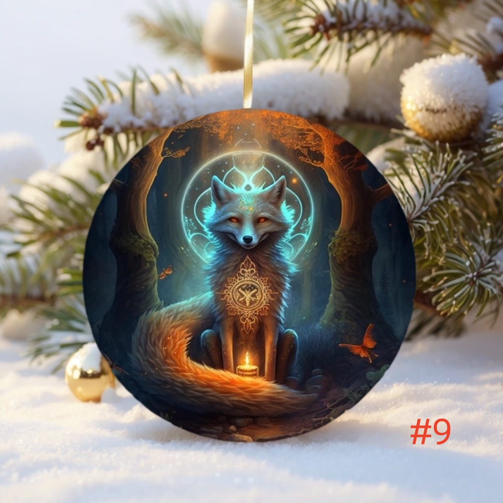 🌲2024 Christmas Gift 50% Off--Wolf Christmas Ornaments