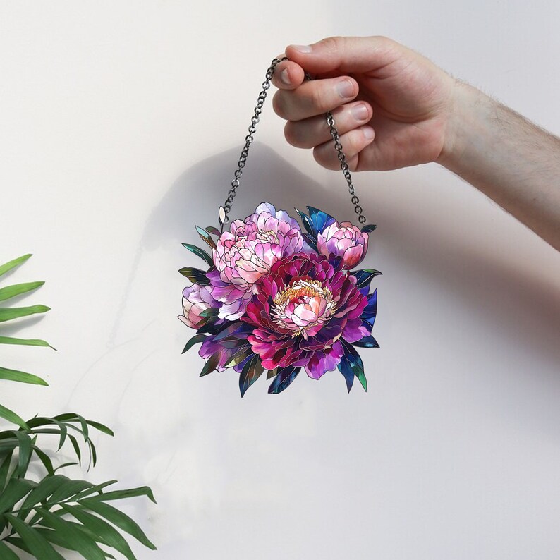 🔥🔥2025 Mother's Day Gift 50% Off--Flowers Suncatcher Ornament
